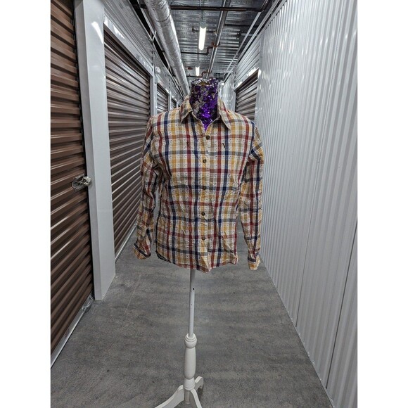 Alfred Dunner Women's Size 6P Petite Multicolor Plaid Blouse - Picture 1 of 8